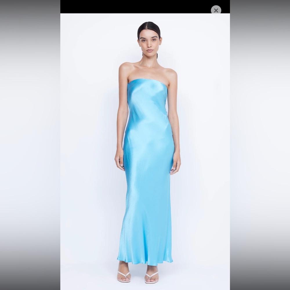 Blue bec and bridge formal dress
